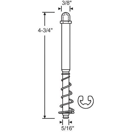 Strybuc Bifold Pin Assembly 1-129